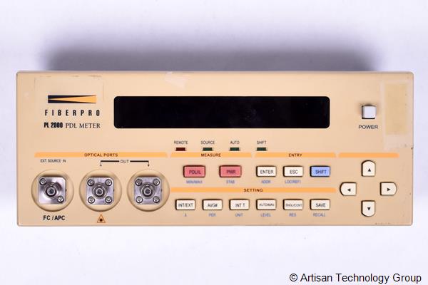 FiberPro  Front Panel for the FiberPro PL2000 PDL Meter