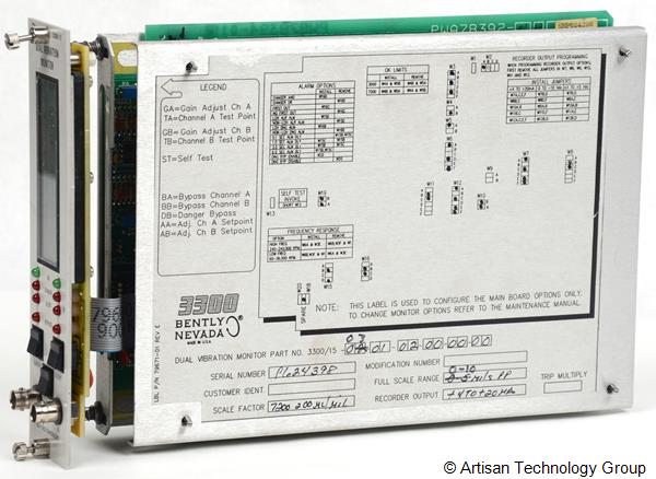 3300/15-03-01-02-00-00-00 Bently Nevada (Dual Vibration Monitor