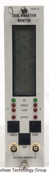 Bently Nevada 3300/15-05-01-00-00-00-00 Dual Vibration Monitor
