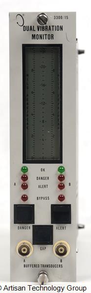 Bently Nevada 3300/15-05-01-02-00-00-00 Dual Vibration Monitor