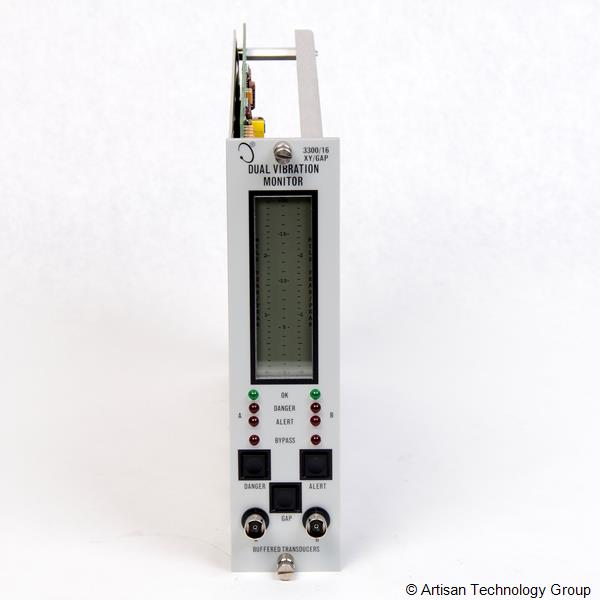 Bently Nevada 3300/16-01-02-01-00-00-00 XY/Gap Dual Vibration Monitor