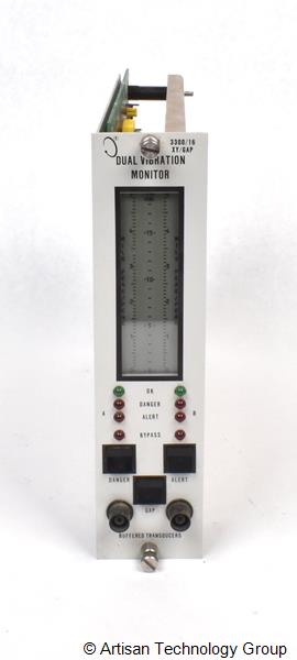 Bently Nevada 3300/16-02-01-01-00-00-00 XY/Gap Dual Vibration Monitor