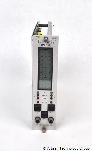 Bently Nevada 3300/16-02-01-01-00-01-00 XY/Gap Dual Vibration Monitor