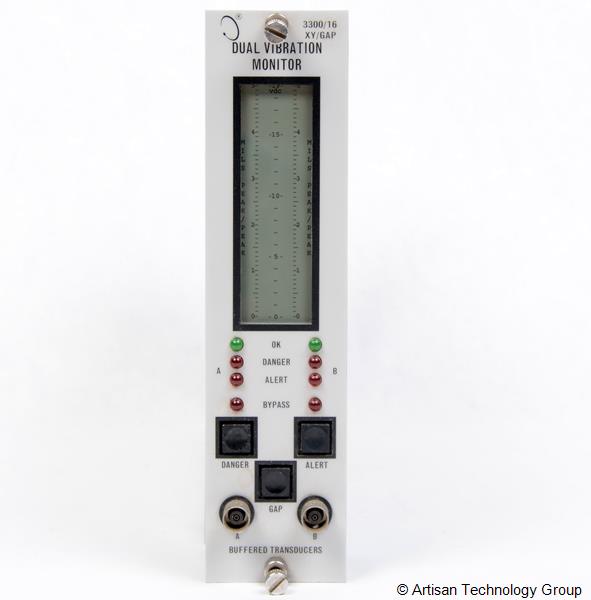 Bently Nevada 3300/16-02-05-00-00-00-00 XY/GAP Dual Vibration Monitor