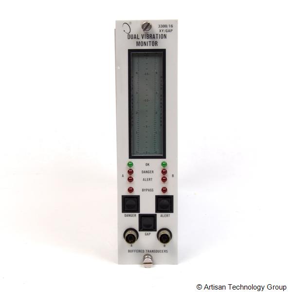 Bently Nevada 3300/16-02-05-02-01-00-00 XY/Gap Dual Vibration Monitor