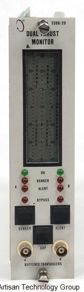 Bently Nevada 3300/20-00-03-02-00-00 Dual Thrust Position Monitor