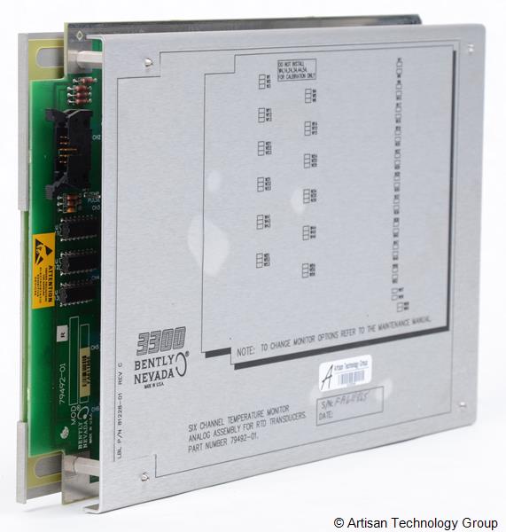 Bently Nevada 3300 Analog Six-Channel Temperature Monitor