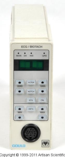 Gould 13-6615-65 ECG / Biotach Module