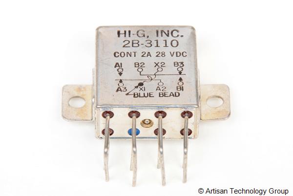 HI-G 2B-3110 Full Size Crystal CAN Relay
