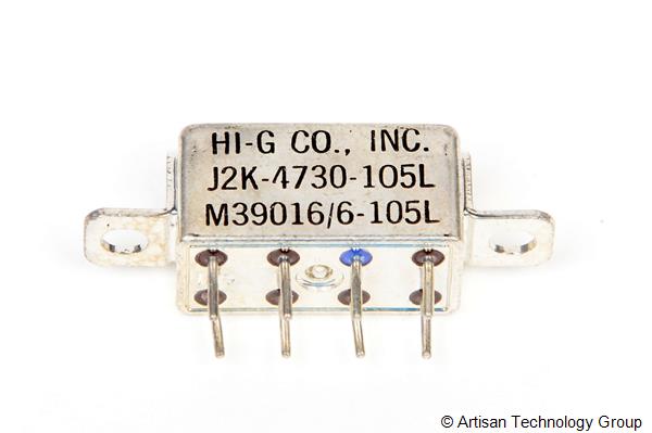 HI-G M39016/6-105L Half Size Crystal CAN Relay