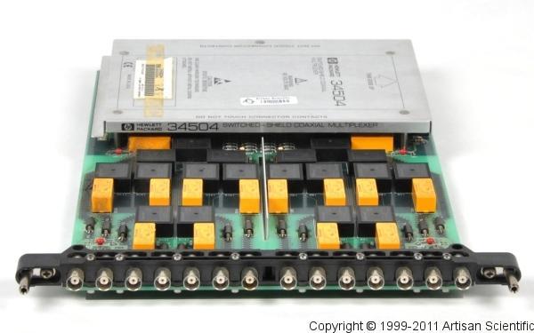 HP 34504 Switch-Shielded Coaxial Multiplexer Module