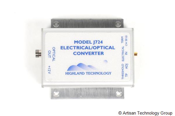 Highland Technology J724 Single-Channel Compact Buffered Electrical-to-Fiberoptic Converter