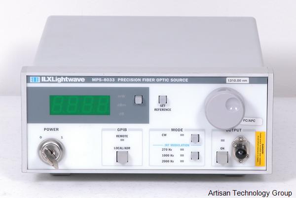 ILX Lightwave MPS-8033 Precision Fiber Optic Source, 1310nm DFB