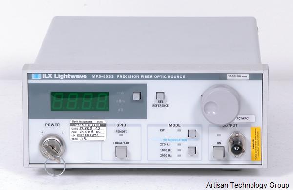 ILX Lightwave MPS-8033 Precision Fiber Optic Source, 1550nm DFB