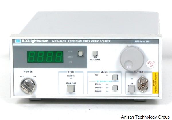 ILX Lightwave MPS-8033 Precision Fiber Optic Source, 1550nm DFB