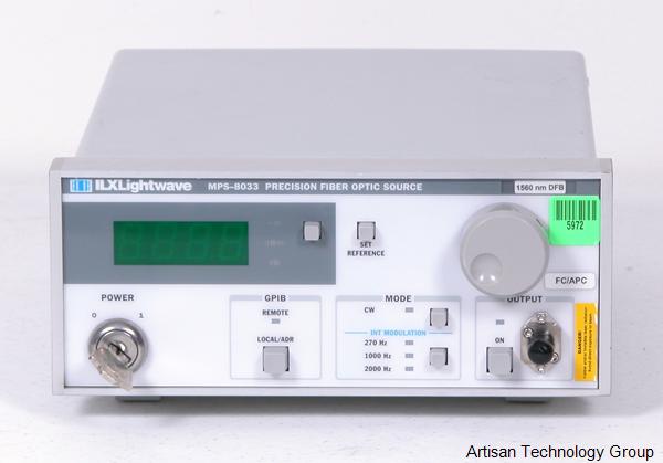 ILX Lightwave MPS-8033 Precision Fiber Optic Source, 1560nm DFB