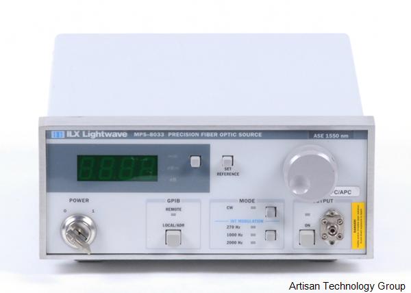 ILX Lightwave MPS-8033 Precision Fiber Optic Source, 1550nm ASE