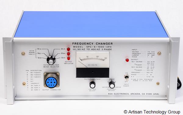 KGS Electronics SPC-6-1000-3PH Solid State Frequency Changer