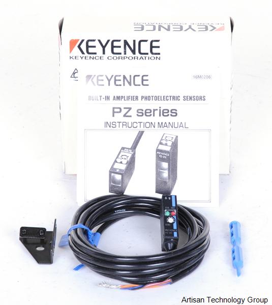 Keyence PZ-101 Built-In Amplifier Photoelectric Sensor