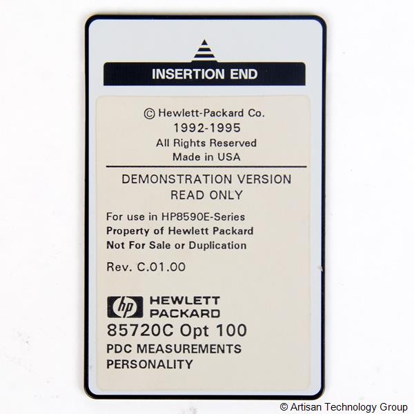 HP 85720C PDC Measurement Personality Card