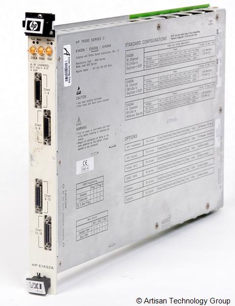 HP E1432A 16-Channel 51.2 kSa/s Digitizer Plus DSP (w/ Options 1D4 and UGV)