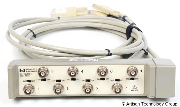 HP E1432-61600 / E3240A 8-Channel Voltage Breakout Box with IEPE Power Supply