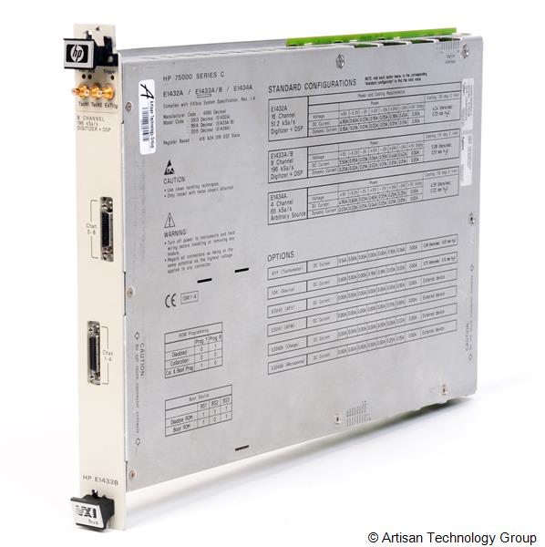 Keysight E1433B 8-Channel 196 kSa/s Digitizer Plus DSP (w/ Options 1D1, AYF, UGV)