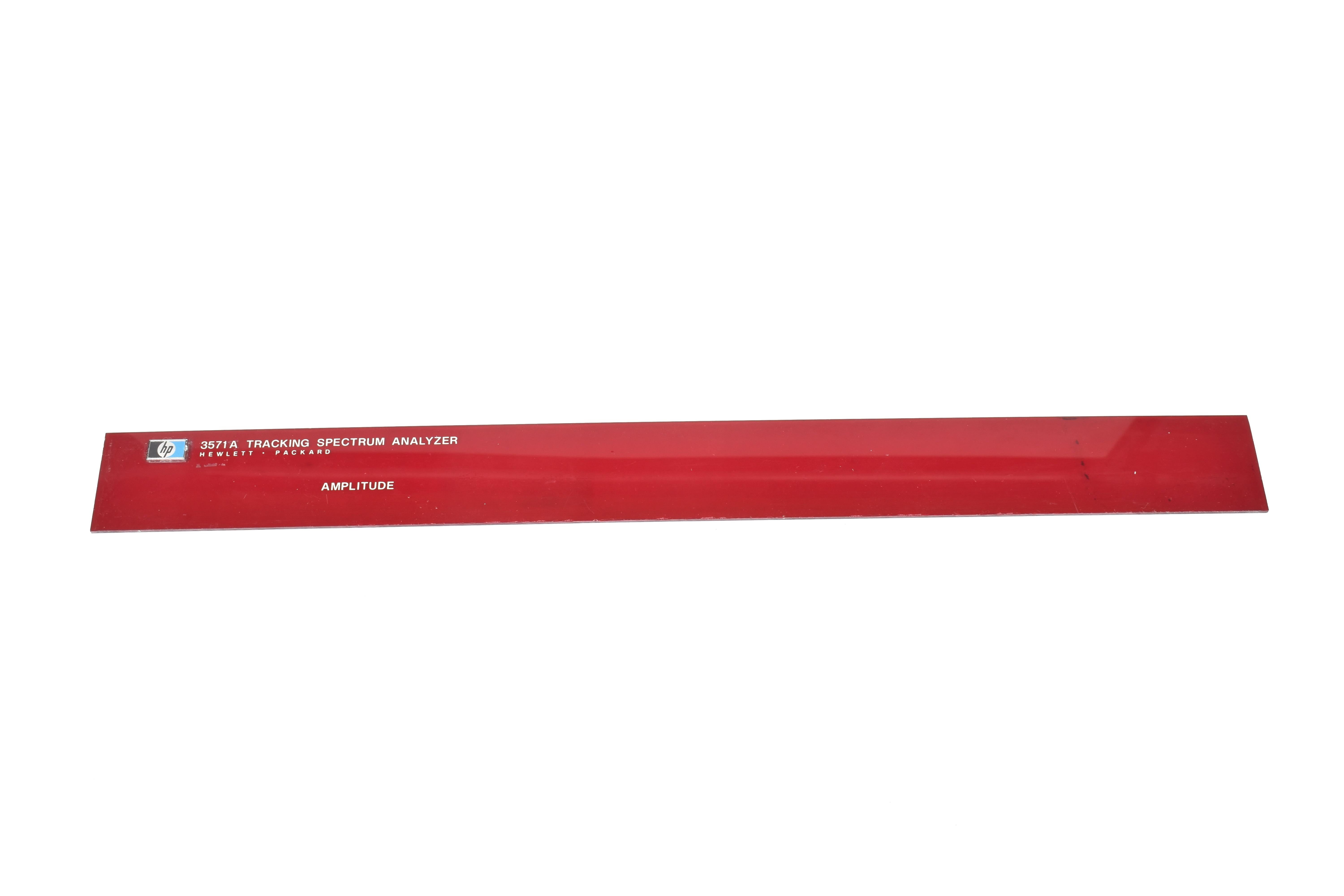 HP  Plastic Panel for 3571A Tracking Spectrum Analyzer