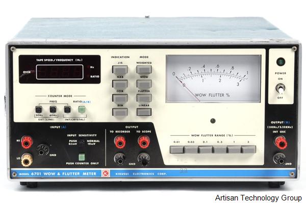 6701 Kikusui (Wow/Flutter Meter) | ArtisanTG™