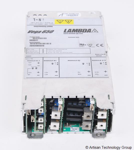 TDK-Lambda Vega 650 Multiple Output Modular Power Supply (5V/60A, 12V/12A, 12V/6A, 12V/10A, 3.3V/40A)