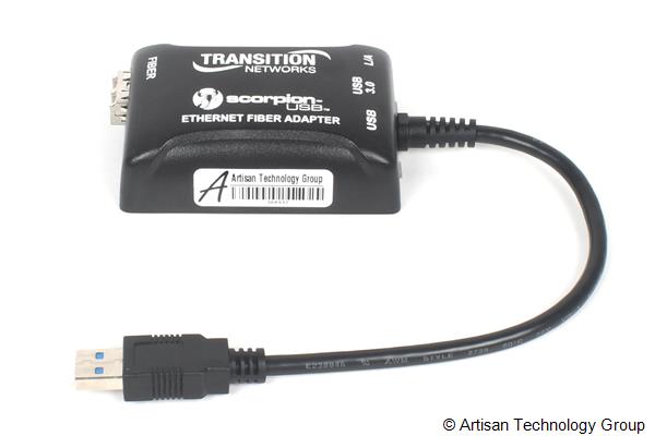 Transition Networks TN-USB3-SX-01(LC) Scorpion-USB 3.0 to to Ethernet 1000Base-SX Multimode LC Ethernet Fiber Adapter