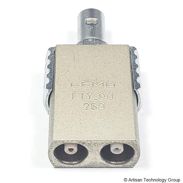 Lemo FTY.00.250 Straight Plug with (2) Parallel Receptacles