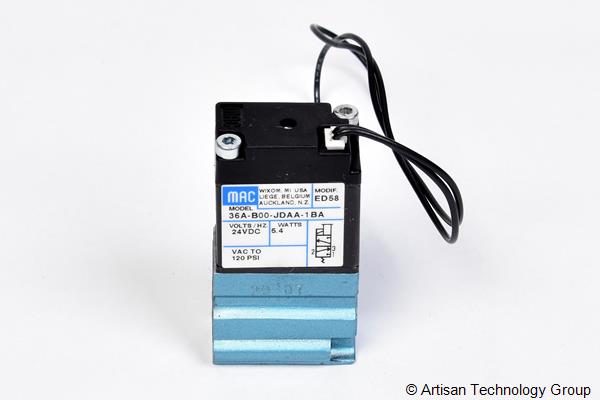 MAC 36A-B00-JDAA-1BA High Flow, Direct Solenoid Operated 3- Way Poppet Valve