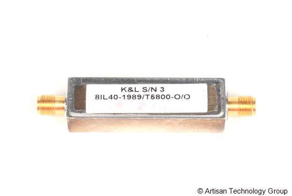 K&L Microwave 8IL40-1989/T5800-O/O Microminiature Lowpass Filter