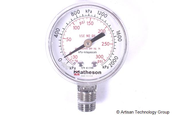 Matheson 63-2208 Standard Pressure Gauge