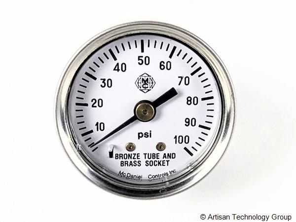 McDaniel Controls  Bronze Tube and Brass Socket Pressure Gauge
