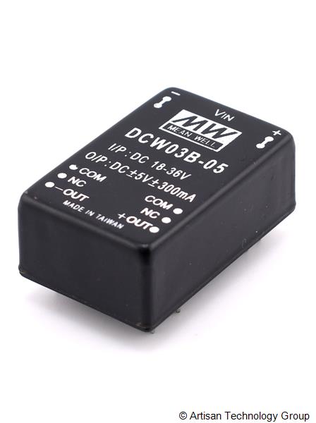Mean Well DCW03B-05 DC-DC Regulated Dual Output Converter