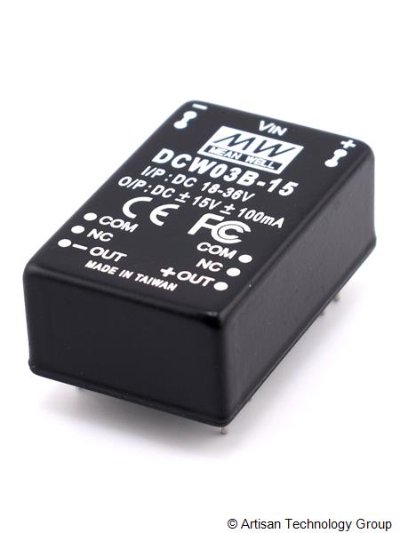 Mean Well DCW03B-15 DC-DC Regulated Dual Output Converter