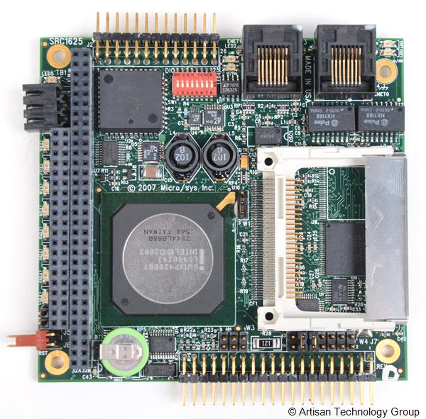 MicroSys SBC1625 XScale PC/104 Computer with Dual Ethernet