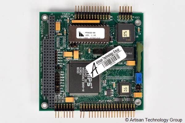 Micro/Sys MPC204-1 VGA and Touchscreen Interface for PC/104