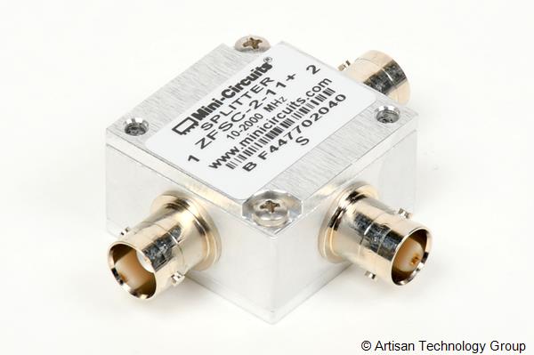 Mini-Circuits ZFSC-2-11+ 2 Way Power Splitter/Combiner at Artisan Technology Group
