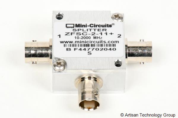 Mini-Circuits ZFSC-2-11+ 2 Way Power Splitter/Combiner at Artisan Technology Group