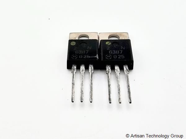 Motorola 2N6387 Silicon Power Transistors (Set of 2)