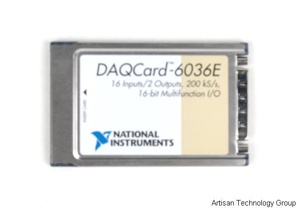 NI DAQCard-6036E 16-Bit Multifunction I/O Card