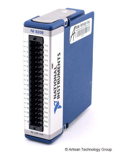 NI 9208 16-Channel, +/-20 mA, 24-Bit Analog Input Module