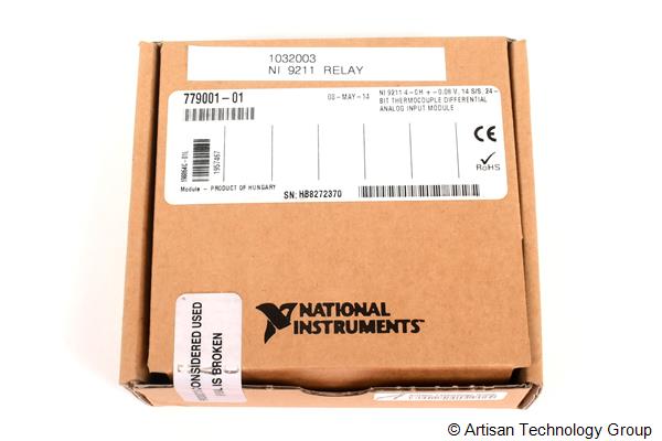 NI 9211 +/-80 mV Thermocouple Input, 14 Samples/s, 4 Channel Module (Screw Terminal)