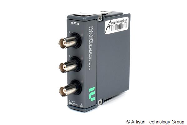 NI 9232 3-Channel C Series Sound and Vibration Input Module - BNC