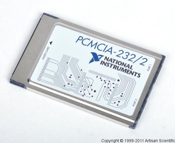 NI PCMCIA-232/2 RS232 2-Port Interface Card