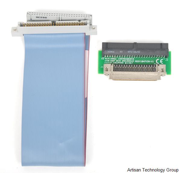 NI R68M-50F MIO Bulkhead Cable Adapter with R50M-R50F Ribbon Cable