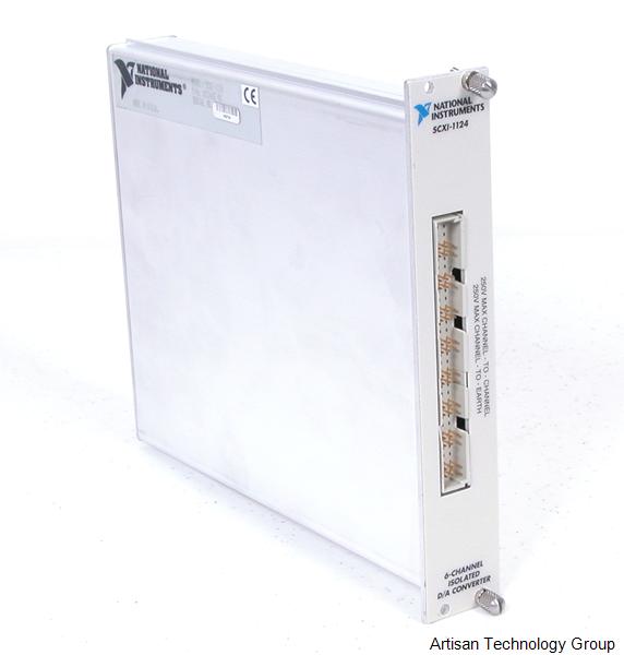 NI SCXI-1124 6-Channel Isolated Digital-to-Analog Converter Module